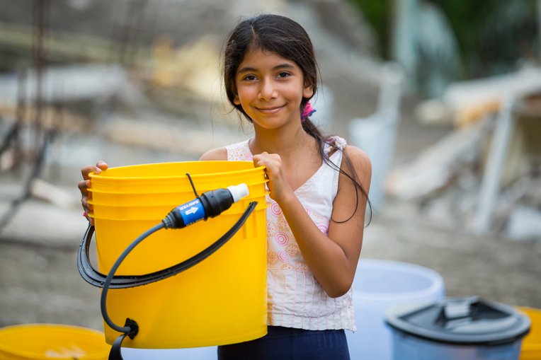 The people of Ecuador are grateful for access to clean water following the April earthquake.
