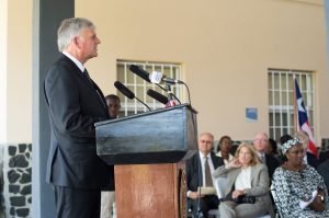 During today's dedication ceremony Franklin Graham said he prays ELWA Hospital is always a place where patients hear the gospel of Jesus Christ