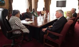 Franklin Graham met with Liberian President Ellen Johnson Sirleaf during his trip.