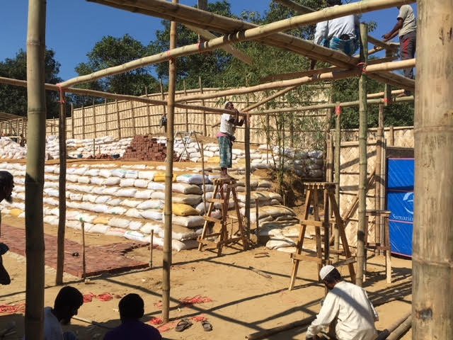 Over 10 days Samaritan's Purse staff and local labourers worked tirelessly to construct the clinic