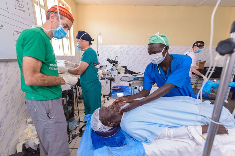 Our team performed 237 operations during the cataract campaign in Maban. 