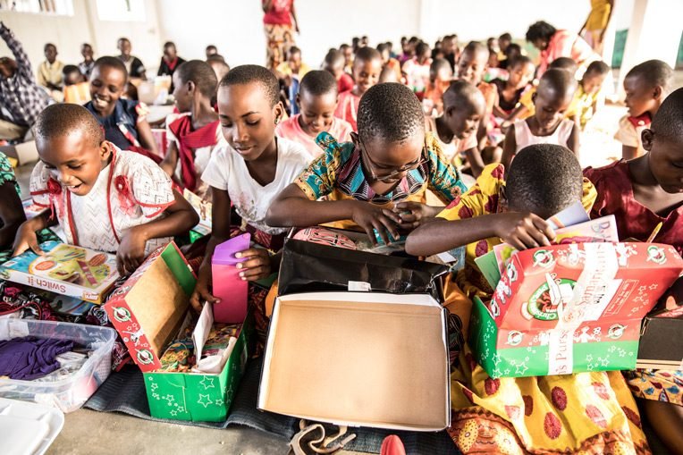 SHOEBOX GIFTS CREATE SMILES AND OPEN DOORS FOR THE GOSPEL IN TANZANIA.