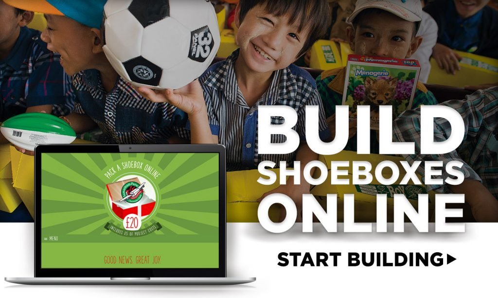 build shoeboxes online - start building