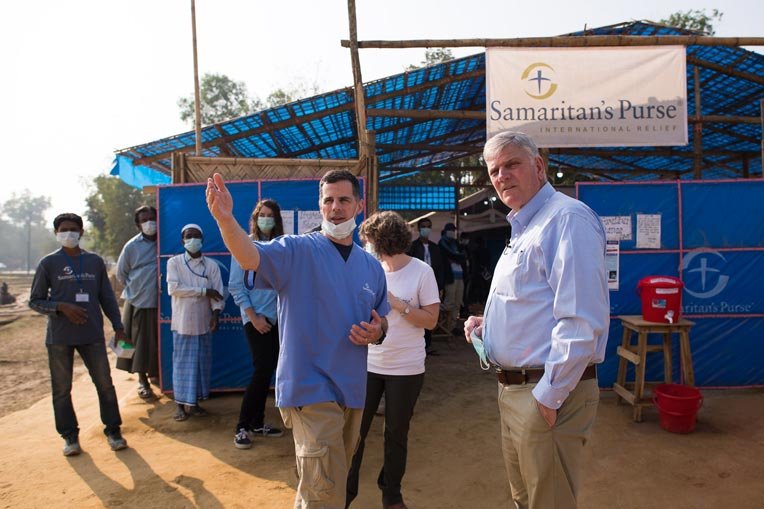 Franklin Graham visited our Diphtheria Treatment Centre in Bangladesh.