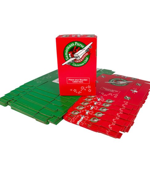 20 pack of preprinted shoeboxes