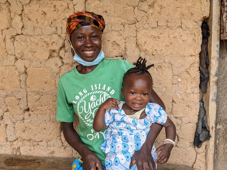 Fahmata is a mother of four and is hopeful again for the next generation in her village.