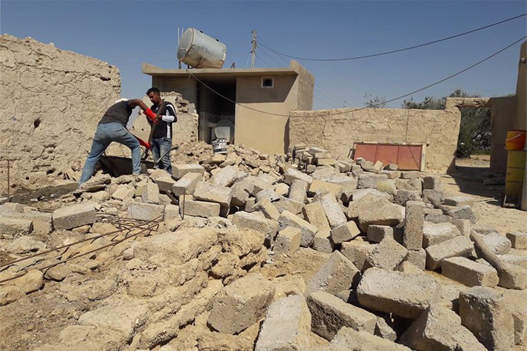 When he returned to Sinjar, Amar found a pile of rubble where his home once stood.