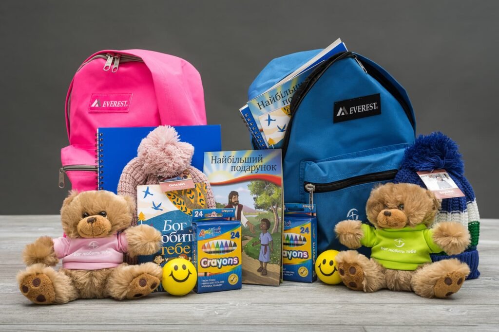 Thousands of backpacks are headed to children in Ukraine