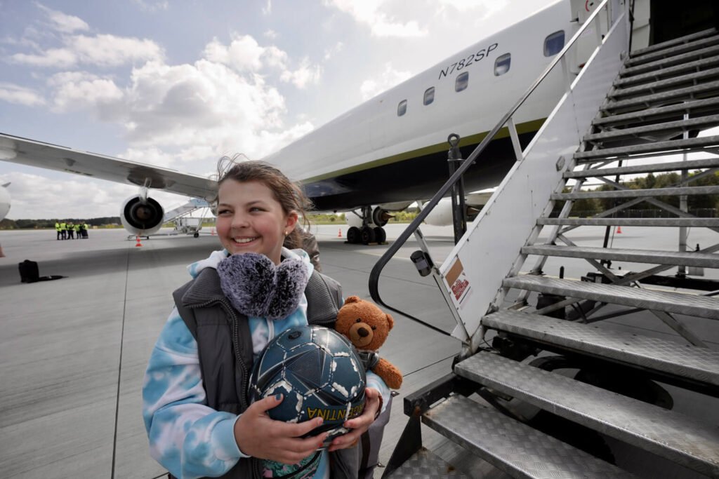 Our DC-8 cargo jet brought many Ukrainian refugees out of the conflict and to a new life in Canada and beyond.