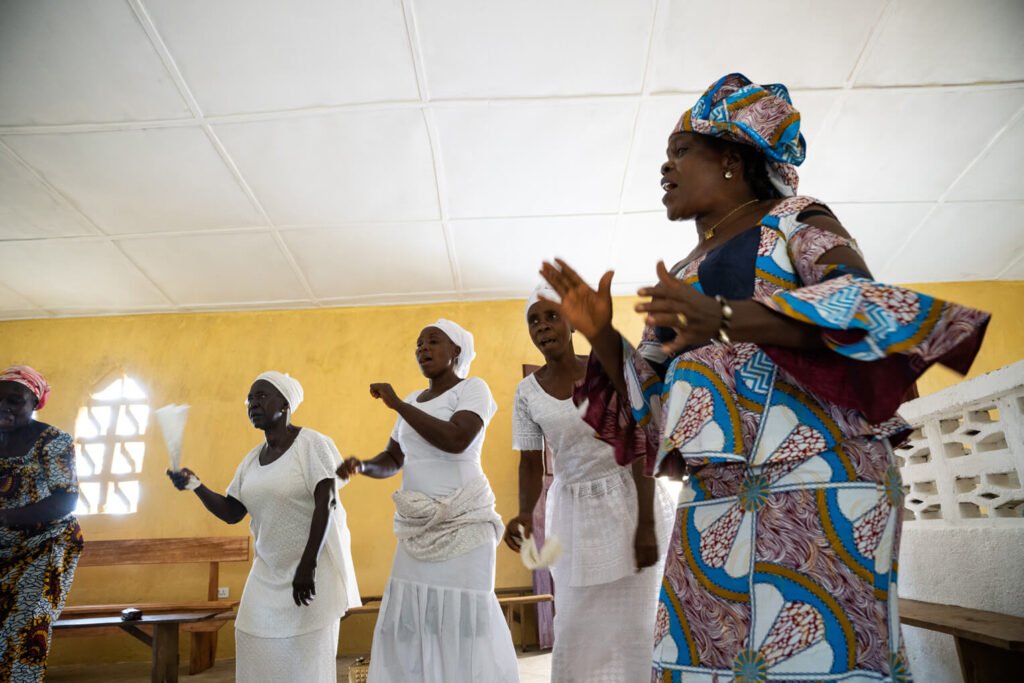Communities are praising God in Liberia.