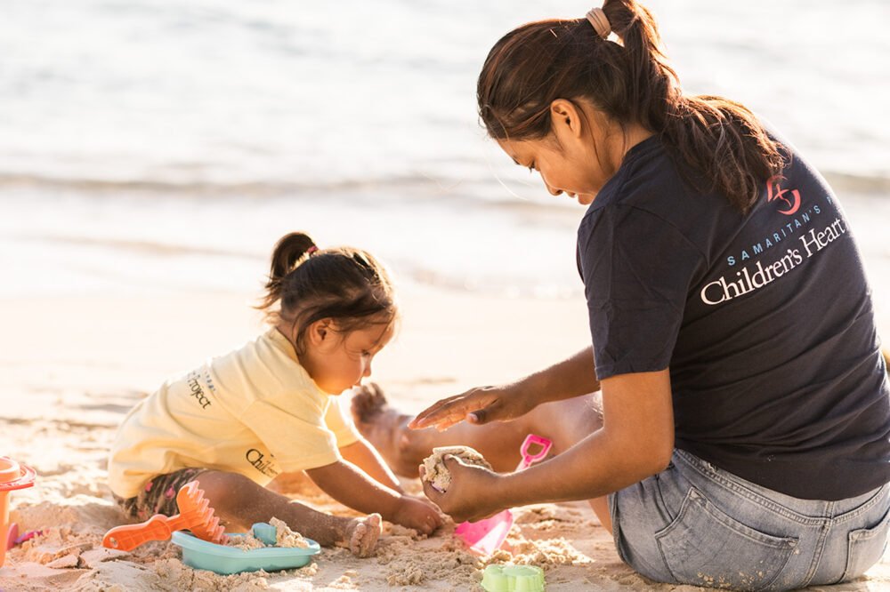 Fatima and her daughter Maria can live normal lives thanks to the life-saving surgery provided through Children's Heart Project at Health City in the Cayman Islands.