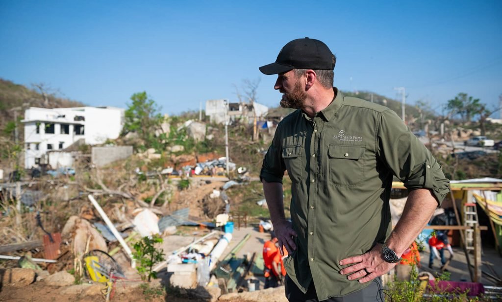 Edward Graham surveyed the damage in Acapulco and some of Samaritan’s Purse relief efforts in the city on Thursday, 16th November.